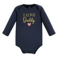 thumbnail image 3 of Hudson Baby Cotton Long-Sleeve Bodysuits, 3-Pack, Newborn- 24 Months, 3 of 5
