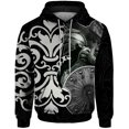 thumbnail image 2 of Sudadera con capucha informal de otoño para hombre, sudadera con capucha con estampado espartano y templario, sudadera con capucha holgada, ropa de calle Harajuku, ropa Y2k para hombre, 2 of 4