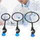 thumbnail image 3 of Set of 3 laboratory support rings made of steel and iron, black coating, diameter 60/80/100 mm, 3 of 4