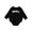 AB-Black, variant on New Orleans, Louisiana Baby Fleece Bodysuit