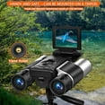 thumbnail image 4 of Potentes Binoculares de 12x32 con Cámara y Pantalla LCD - Perfecto para Observación de Aves, 4 of 12