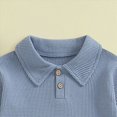 thumbnail image 5 of NOLDARES Toddler Baby Boy Fall Winter Clothes 2pcs Long Sleeve T-Shirt Pocket Joggers Pants Cotton Graphic Outfits Casual Clothing(Blue,6-12 M), 5 of 6