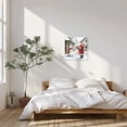 thumbnail image 5 of ZHONGYUTONG Christmas Canvas Wall Art Snowman Picture Santa Claus Painting Winter Farmhouse Poster for Living Room Decor Framed (12.00" x 12.00"), 5 of 5