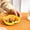 Yellow, variant on Sentmoon Plastic Dinner Plates Apples Shape Plates Impregnable Dinner Plates Dishwasher Microwave Safe Plastic Plates Reusable Lightweight Plates for Kitchen 3.35x3.15 Inches Picnic Plates