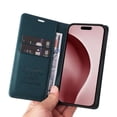 thumbnail image 4 of Funda para iPhone 16 Pro Estuche de Cuero PU Tipo Cartera con Ranuras para Tarjetas y Cierre Magnético, 4 of 5