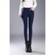 thumbnail image 1 of Leggings gruesos con forro polar, pantalones de cintura alta para mujer, pantalones ajustados con cintura elástica, pantalones casuales de otoño e invierno para mujer, 1 of 5