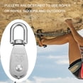 thumbnail image 4 of 304 Stainless Steel Pulley M15 M20 M25 M32 Single Wheel Swivel Lifting Rope Pulley Lifting Wheel Load Bearing Tools ,Easy Installation, 4 of 6