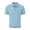 Light Blue, variant on Men's Ice Silk Shorts Sleeve T-Shirt Cooling Mesh Buckle V-Neck Tee Breathable Button Lightweight Summer Casual Tops for Golf Travel Outdoor Black 3XL