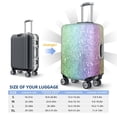 thumbnail image 4 of Pofeuu Beautiful Glitter Print Luggage Suitcase Cover Protector Luggage Washable Covers Aesthetic for 18/24/28/32 inch Luggage（No luggage included）-Small, 4 of 7