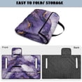 thumbnail image 5 of Yuyamidu Purple Marble Print Golf Cart Seat Covers with Pockets Universal Golf Cart Seat Towel Blanket Accessories for Club Car and More 2-Person Seat Golf Cart, 5 of 8