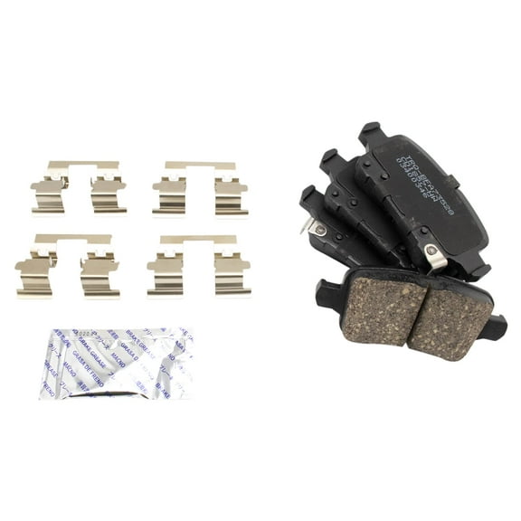 TRQ Rear Premium Posi Ceramic Disc Brake Pad Set for Chevrolet Cruze Volt New BFA73528 Fits select: 2018 CHEVROLET EQUINOX, 2018 GMC TERRAIN