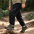 thumbnail image 6 of Kids Windproof Waterproof Trousers Kids Hiking Pants Warm Lined Winter Clothes Snow Pants Boy Size 2-13 Years, 6 of 9