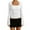 A-White272, variant on Womens Shirts Flare Long Sleeve Square Neck Tops Lace Trim Basic Teen Girls Crop Tops Fashion Clothes 2026 Versatile Tops