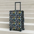 thumbnail image 6 of Rateoe Rocket Space Printed Luggage Cover, Suitcase Protector Fits 18-32 Inch Luggage-Large, 6 of 7