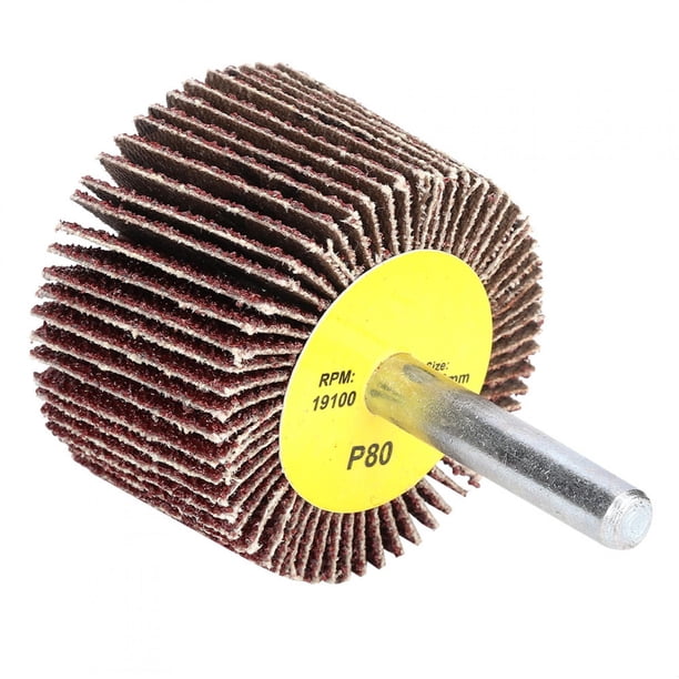 10 piezas de disco de lijado para pulir y lijar, disco de lija con vástago de 6 mm, 40 x 25 x 6 mm