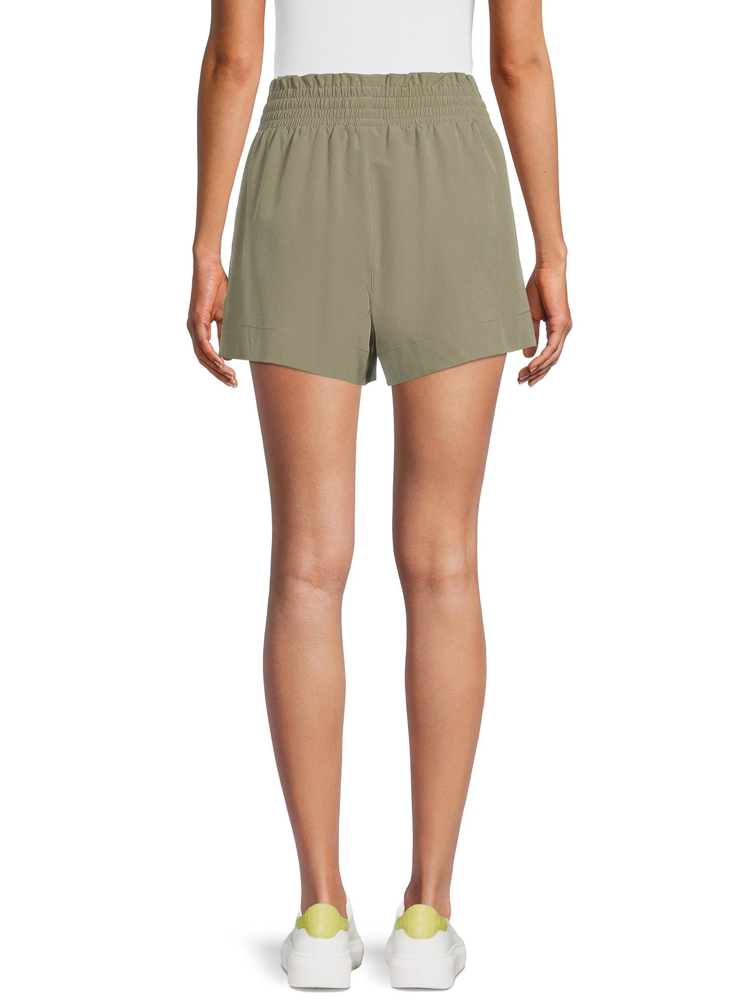No Boundaries Juniors Seamed Stretch Shorts, Sizes XS-3XL - image 3 of 5