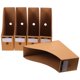 thumbnail image 3 of 5 estantes de almacenamiento para documentos y archivos, de escritorio, para oficina, libros y organizadores de archivos., 3 of 6