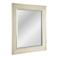 thumbnail image 4 of Head West Champagne Silver Pave Textured Rectangular Framed Wall Vanity Mirror - 29" x 35", 4 of 8