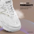 thumbnail image 4 of BRIGHTFUFU 1 par de zapatillas gruesas para mujer Zapatillas gruesas para mujer Zapatillas de deporte de moda Zapatillas deportivas para mujer Talla 39, 4 of 7