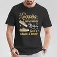 thumbnail image 2 of Stepping Into My November Birthday With God's Grace & Mercy Inspirational Faith Birthday Celebration Women’s Graphic T-Shirt Comfortable Cotton Tee, 2 of 3