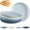 Blue, variant on Quatish 8 PCS Unbreakable Reusable Plastic Plates,8 inch Dishwasher & Microwave Safe Dinner Plate, Easy-to-Clean Lightweight,Portable for Kitchen & Picnics Wheat Straw Plates( Blue)