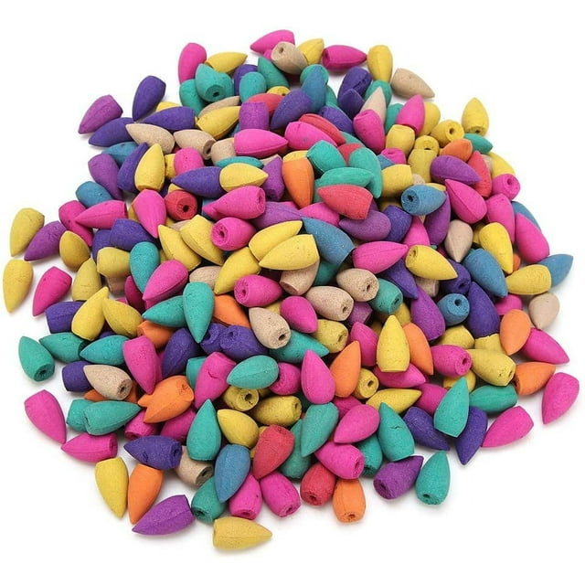 Backflow Incense Cones, 280Pcs Multicolor Cones Backflows Scents Natural Sandalwood