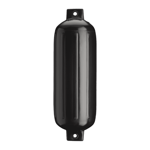 Garde-Boue Bateau Polyforme G-5 Cylindre Nervuré Noir pour Bateau de 25-35ft Conception à Deux Yeux Construction Forte en PVC