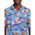 thumbnail image 4 of George Men's Printed Button Front Shirt with Short Sleeves, 4 of 5