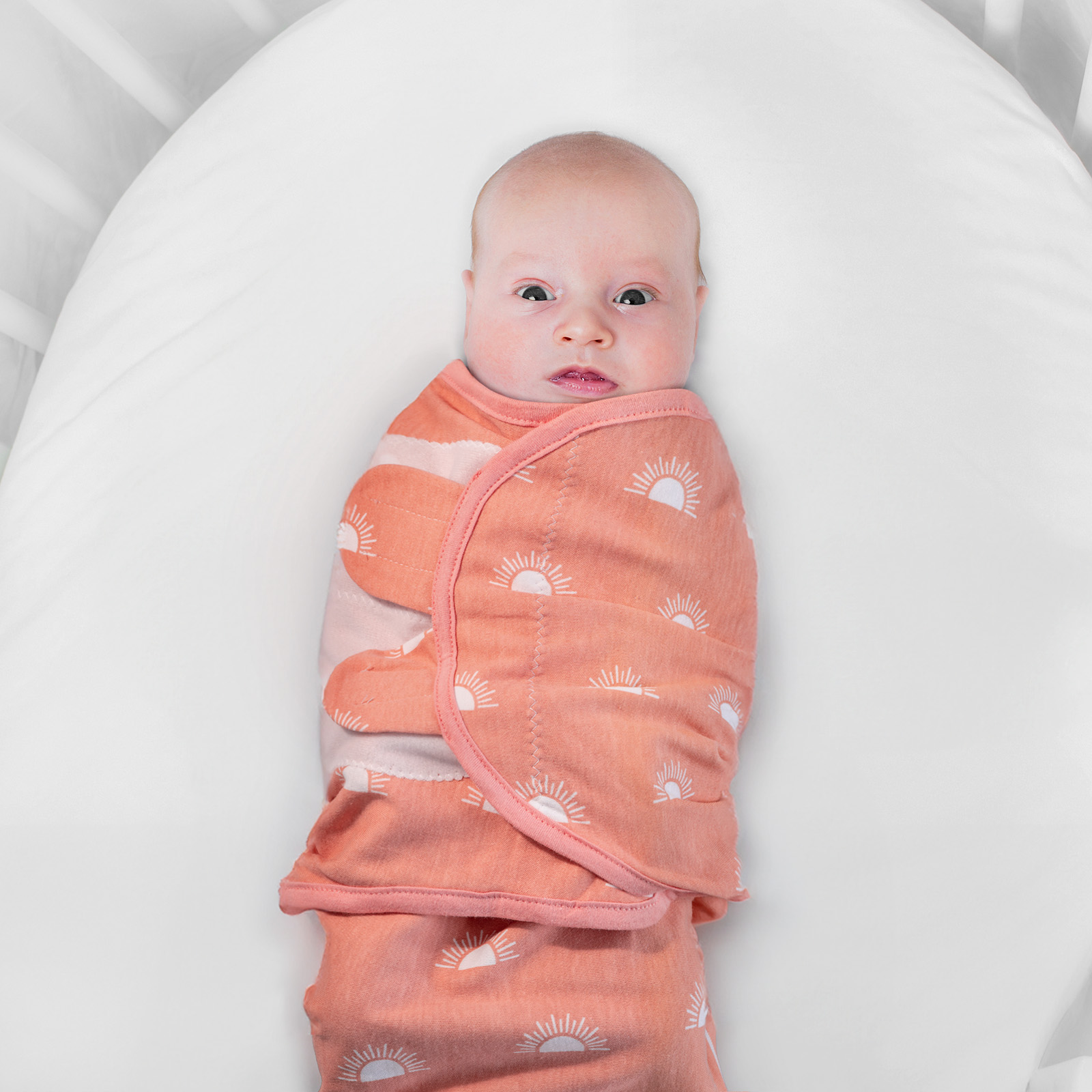 Gllquen Baby Swaddles with Zipper, Sunrise, 3-Pack photo 2