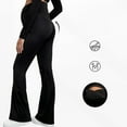 thumbnail image 6 of Maternity Flare Yoga Pants for Women Cross-Waist Over The Belly Workout Yoga Pregnancy Pants Casual Stretchy Leggings for Pilates, Fitness, 6 of 8