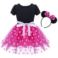 thumbnail image 2 of Bebé Chica Lunares Leotardo Navidad Cumpleaños Fancy Dance Disfraz Cosplay Tutú Vestir con IBTOM CASTLE IBTOM CASTLE, 2 of 2