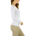 thumbnail image 2 of ToBeInStyle Women's Long Sleeve V-Neck T-Shirt, 2 of 6