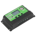 thumbnail image 2 of Controlador de carga solar con parámetros ajustables, panel solar inteligente, regulador de batería con pantalla LCD, 12 V, 24 V, adaptativo, 20 A., 2 of 14