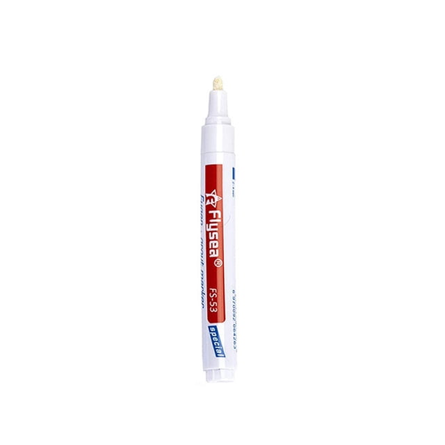 Riwesomey Bolígrafo de reparación Mano de obra fina Aspecto exquisito Sellador de lechada Gris oscuro Artesanía Blanco Riwesomey TO007869-07