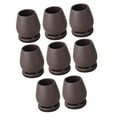 thumbnail image 1 of 8 protectores de suelo para patas de silla con una inclinación de 15 degree para proteger el suelo. Redondo de 20 a 28 mm, 1 of 9