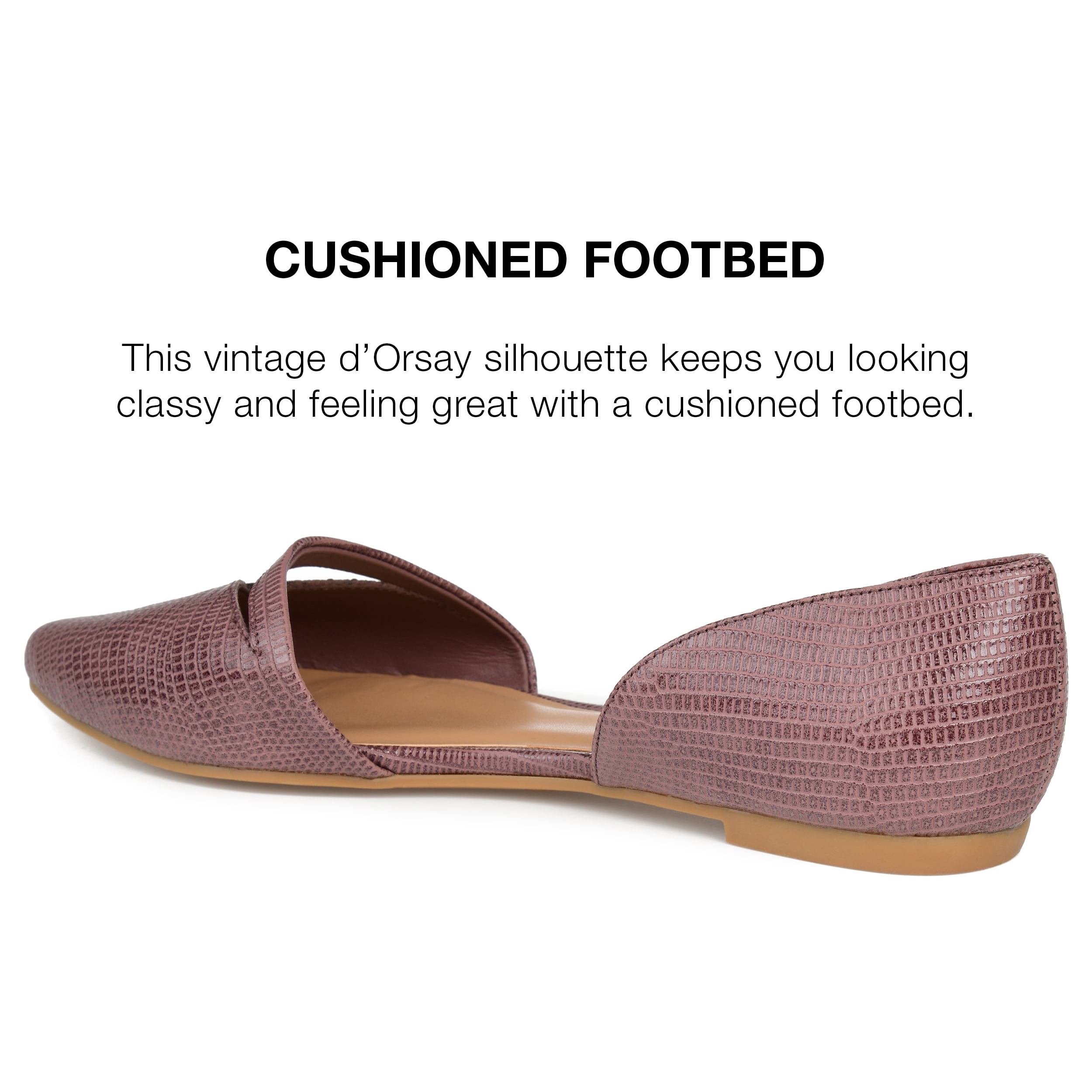 Journee Collection Women's Braely Slip On Pointed Toe Ballet Flats