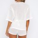 thumbnail image 5 of Conjunto de ocio suelto a juego para mujer Conjuntos de tops y pantalones sólidos Suave para vacaciones deportivas FLhrweasw Nuevo, 5 of 7