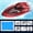 Red, variant on Blue High Speed Mini Rc Boat With Stunt Rollover Blue Led Lights Fast Charging Lithium Battery For Indoor Outdoor Water Play