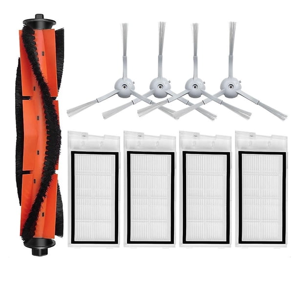 Kit De Repuestos Para Robot Aspirador Vistefly M303 - Incluye Cepillo Principal, 6 Laterales Y Filtros Para Mejor Limpieza