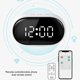 thumbnail image 2 of Reloj despertador digital Billuyoard con control remoto ABS, 2 of 6