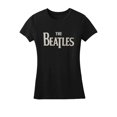 thumbnail image 1 of The Beatles - Camiseta Logotipo Drop T para Mujer (Negro), 1 of 2