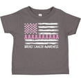 thumbnail image 3 of Inktastic Breast Cancer Awareness Pink Ribbons and Flag Boys or Girls Toddler T-Shirt, 3 of 5