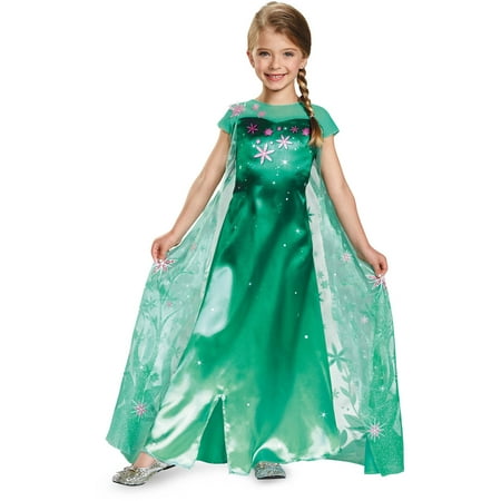 Disney Frozen Fever Elsa Child Halloween Costume S | eBay