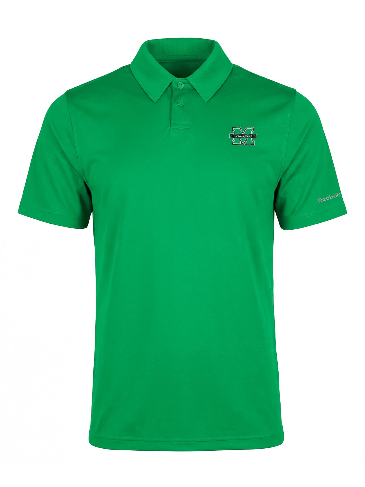 Marshall Thundering Herd Reebok Mens Short Sleeve Polo Shirt