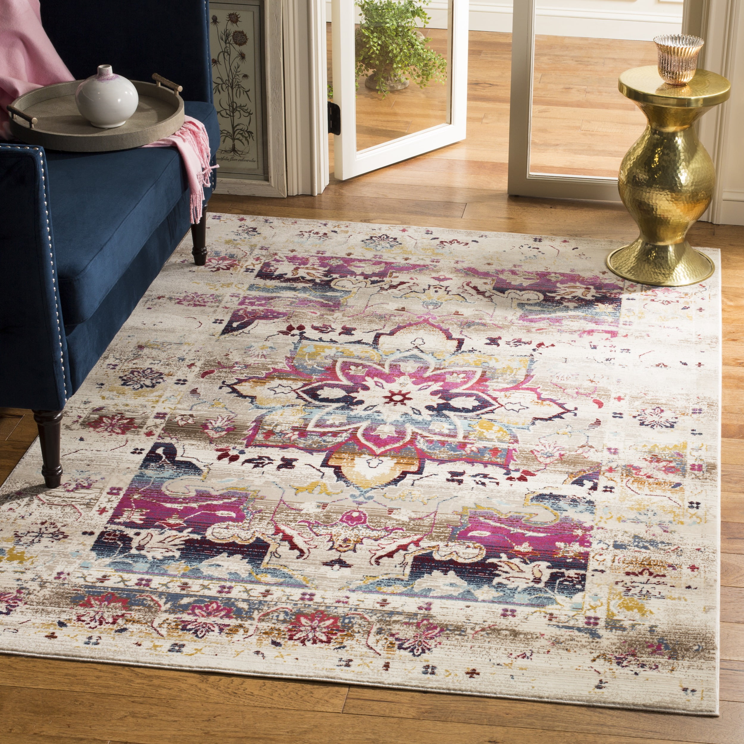 Safavieh Baldwin Leon Faded Bohemian Area Rug Or Runner
