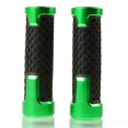 thumbnail image 1 of Empuñaduras de manillar de motocicleta de aluminio CNC de 7/8 "y 22 mm para Ninja 400 650 1000SX ZX6R ZX9R ZX10R ZX12R ZX14R ER6F ER6N Verde, 1 of 1
