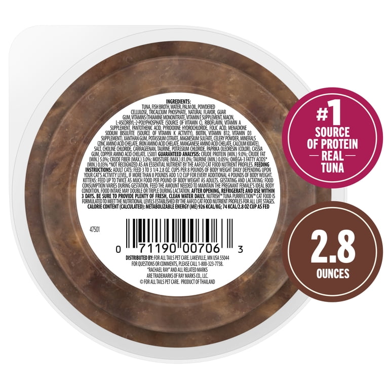 Rachael Ray Nutrish Tuna Purrfection Grain Free Cat Food photo 4