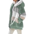 thumbnail image 4 of Chaqueta con capucha para mujer, chaqueta de invierno, sudadera con capucha cálida a la moda, chaquetas tipo pulóver, chaqueta de felpa con cremallera, chaqueta polar, tops, 4 of 4