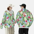 thumbnail image 6 of Easygdp Flowers and Cactus Lightweight Long Sleeve Sun Shirt Sports long-Sleeved Sun Protective Clothing, Quick Drying Breathable - Large, 6 of 9