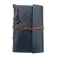 thumbnail image 2 of CIMAXIC Pirate Anchor PU Cover Loose-leaf String Bound Blank Notebook Notepad Travel Journal Diary Jotter (Navy Blue),5.71"X3.94"X0.79", 2 of 4